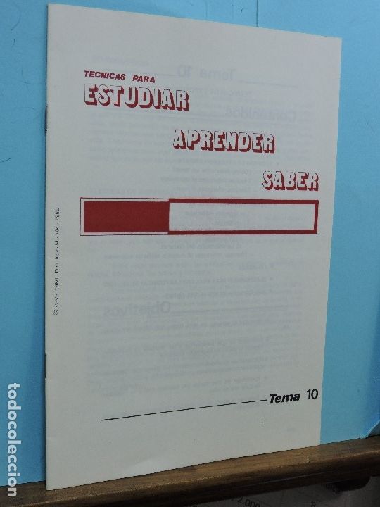 Libros de segunda mano: Tecnicas para estudiar, aprender, saber. Ed. Estudios a Distancia - Foto 18