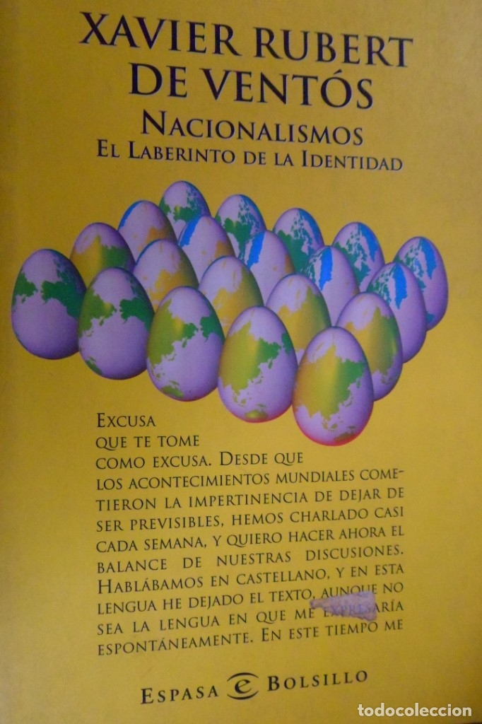 Libros de segunda mano: NACIONALISMOS. EL LABERINTO DE LA IDENTIDAD. XAVIER RUBERT DE VENT&Oacute;S. - Foto 1