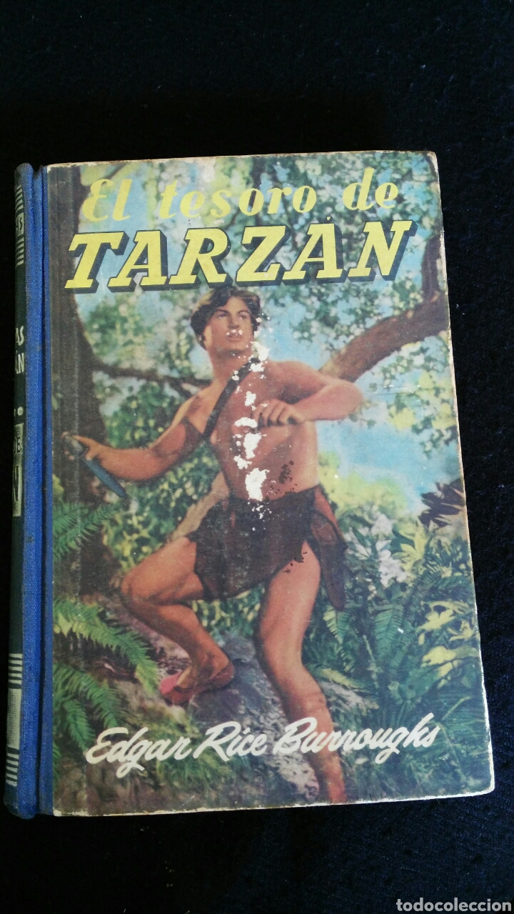 Libros de segunda mano: El tesoro de tarzan. Edgar Rice Burroughs. A&ntilde;o 1953 - Foto 1