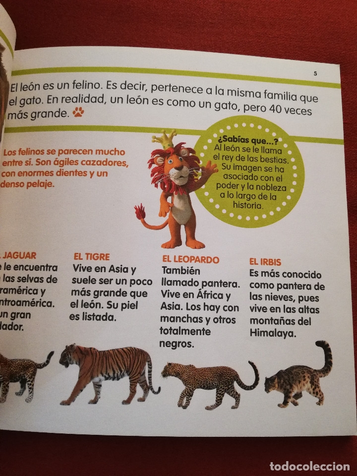 Libros de segunda mano: EL LE&Oacute;N (MIS ANIMALES FAVORITOS / EL PAIS) - Foto 8