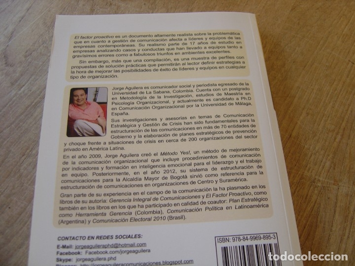 Libros de segunda mano: EL FACTOR PROACTIVO. JORGE AGUILERA. ED. DIAZ DE SANTOS SA. 2015 - Foto 8