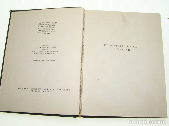 Libros de segunda mano: Navidad. Miguel Capdevila.Ediciones Aym&aacute;. Barcelona. 1944. Profusamente ilustado. - Foto 4