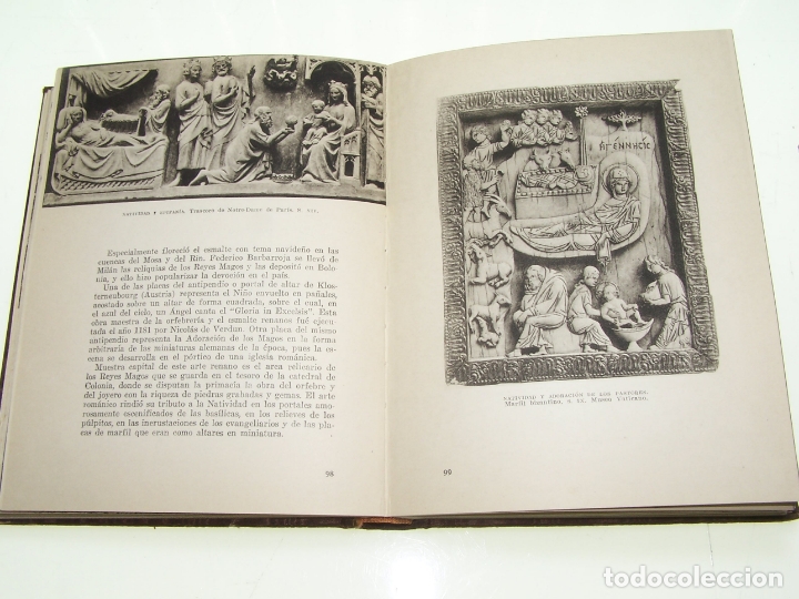 Libros de segunda mano: Navidad. Miguel Capdevila.Ediciones Aym&aacute;. Barcelona. 1944. Profusamente ilustado. Marr&oacute;n. - Foto 5