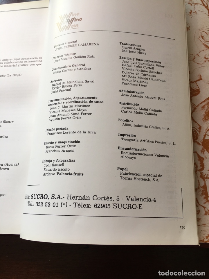 Libros de segunda mano: Anuario del vino espa&ntilde;ol 1984 - Foto 4
