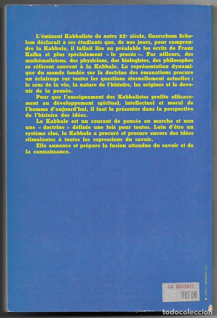 Libros de segunda mano: Kabbale Vivante, La.       Beresniak, Daniel      1988 - Foto 2