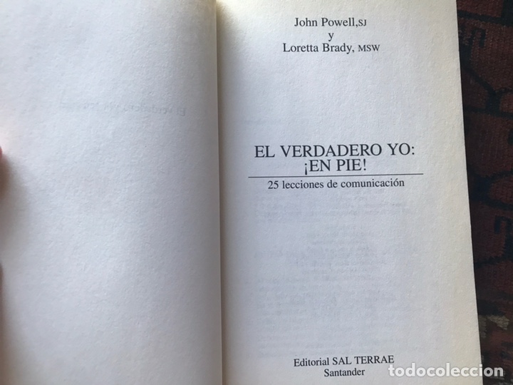 Libros de segunda mano: El verdadero yo: &iexcl; en pie!. John Powell - Foto 3