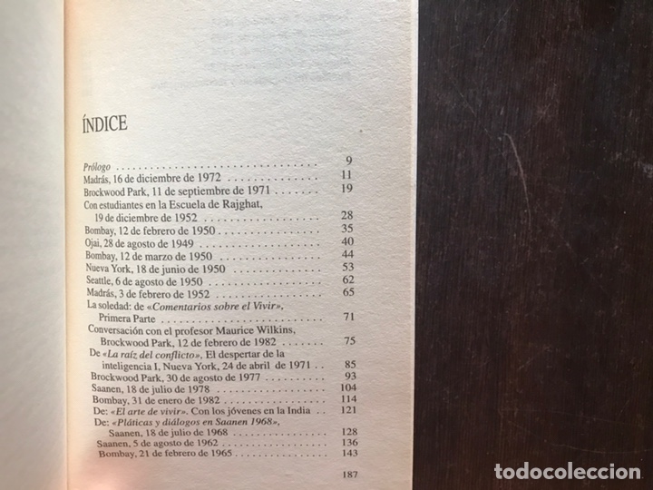 Libros de segunda mano: Sobre el amor y la soledad. Krishnamurti - Foto 5