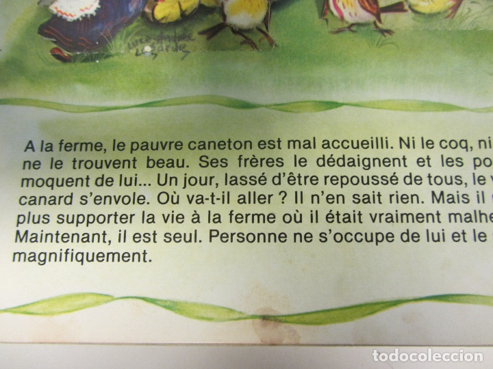Libros de segunda mano: Le vilain petit canard. Pop-up. Luce-Andr&eacute;e, Lagarde. 1978 - Foto 5
