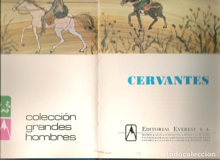 Libros de segunda mano: MIGUEL DE CERVANTES. EDITORIAL EVEREST. 1985. (P/B73) - Foto 2