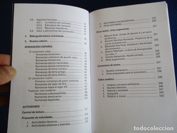 Libros de segunda mano: ROMANCERO ESPA&Ntilde;OL Ed. G. Blasco Aparicio Ediciones Bru&ntilde;o 1992 - Foto 6
