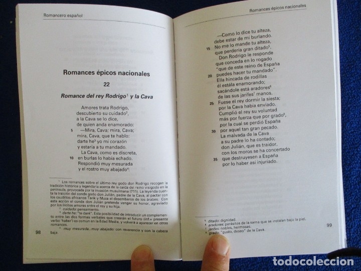Libros de segunda mano: ROMANCERO ESPA&Ntilde;OL Ed. G. Blasco Aparicio Ediciones Bru&ntilde;o 1992 - Foto 8