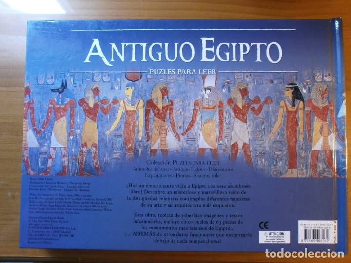 Libros de segunda mano: ANTIGUO EGIPTO. PUZZLES PARA LEER - TODOLIBRO EDICIONES, S.A. - 2007. - Foto 14