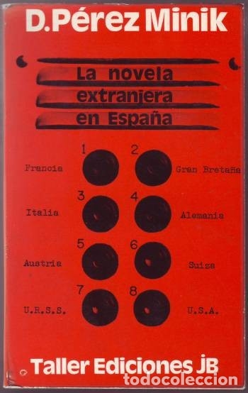 Libros de segunda mano: PEREZ MINIK, Domingo: LA NOVELA EXTRANJERA EN ESPA&Ntilde;A - Foto 1