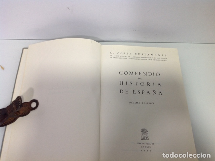 Libros de segunda mano: COMPENDIO DE HISTORIA DE ESPA&Ntilde;A PEREZ BUSTAMANTE 1966 - Foto 2