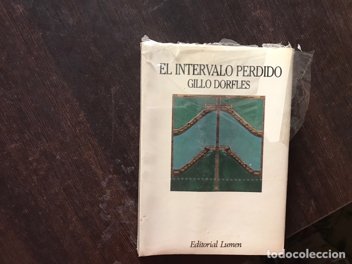 Libros de segunda mano: El intervalo perdido. Grillo Dorfles. Precintado. Como nuevo - Foto 1