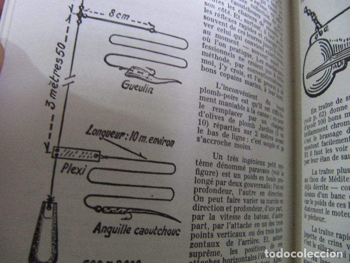 Libros de segunda mano: BONITO LIBRO DE PESCA-PECHES EN MER EN BATEAU JACQUES ELLUIN 1984 - Foto 12