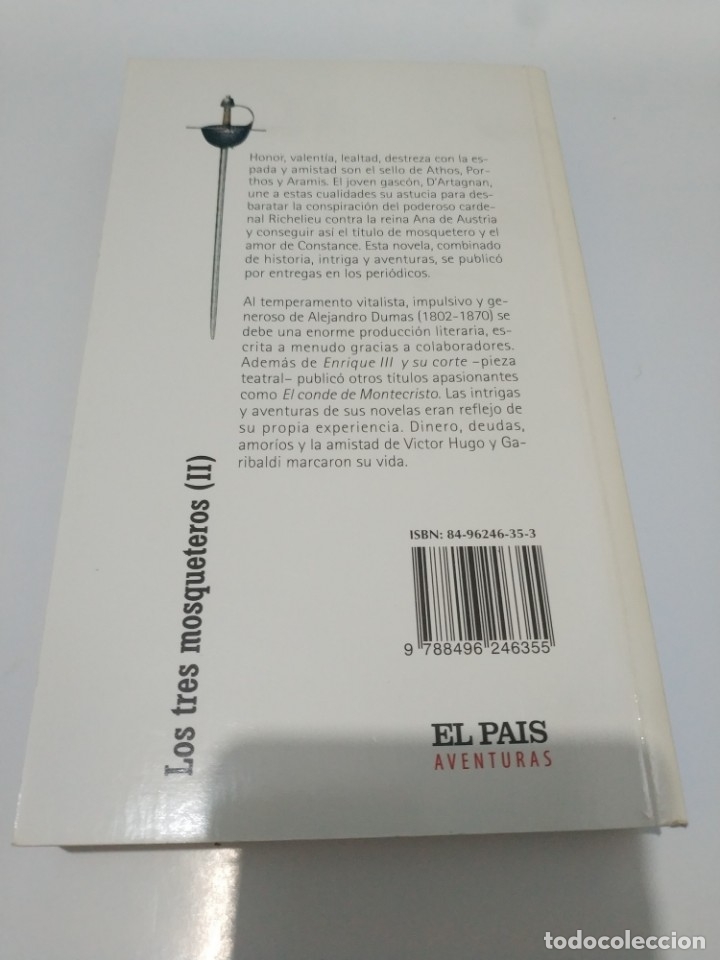 Libros de segunda mano: LOS TRES MOSQUETEROS (II).- ALEJANDRO DUMAS - Foto 3