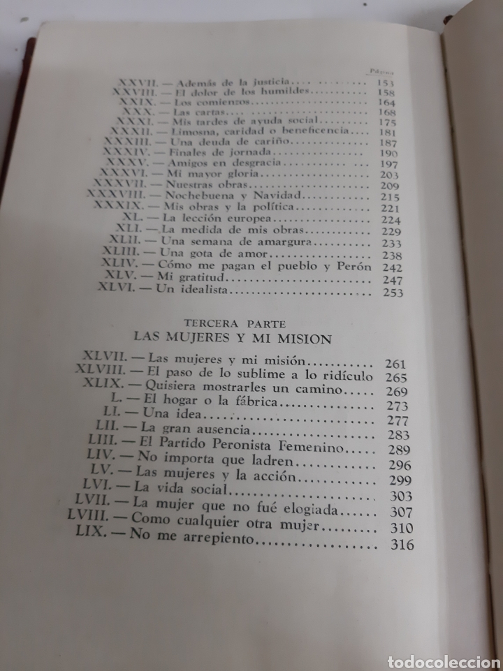 Libros de segunda mano: La raz&oacute;n demi vida Eva Per&oacute;n Peuser 1951 - Foto 6