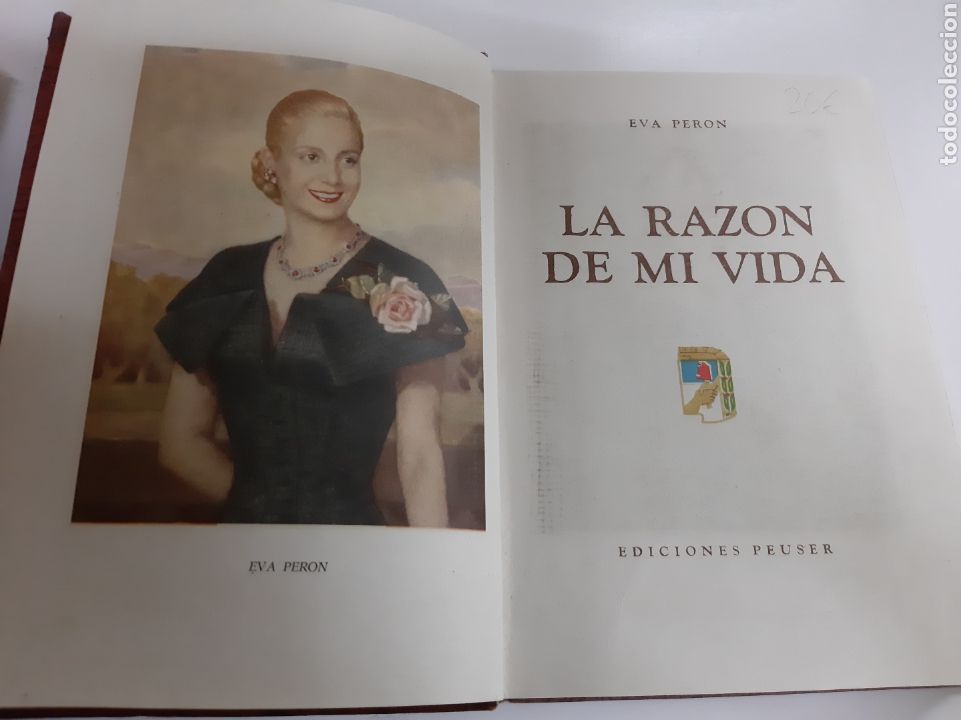 Libros de segunda mano: La raz&oacute;n demi vida Eva Per&oacute;n Peuser 1951 - Foto 1