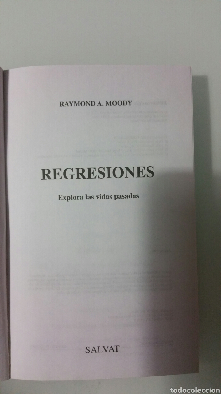 Libros de segunda mano: Regresiones. Raymond Moody, salvat 2008. - Foto 4