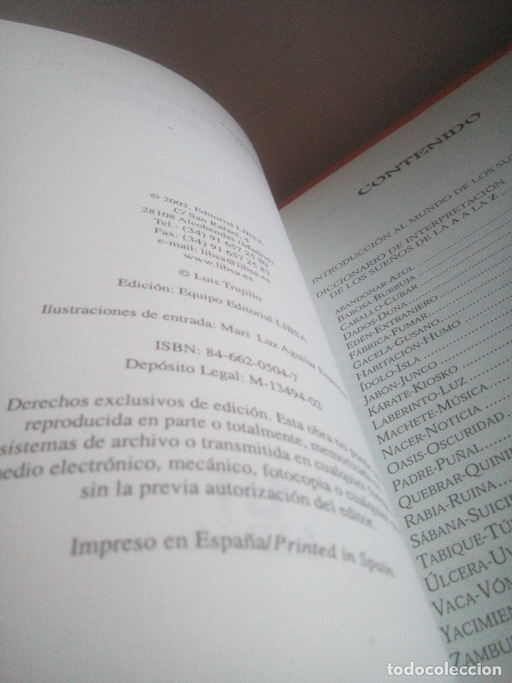 Libros de segunda mano: Interpretaci&oacute;n de los sue&ntilde;os - Lu&iacute;s Trujillo - Foto 6