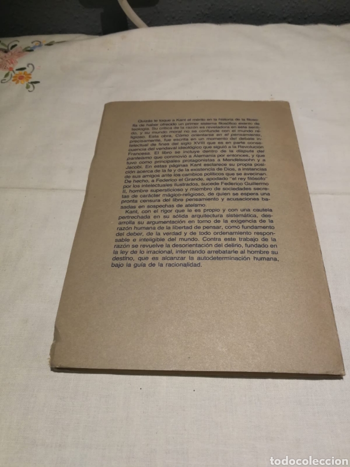 Libros de segunda mano: Como orientarse en el pensamiento Immanuel kant - Foto 2