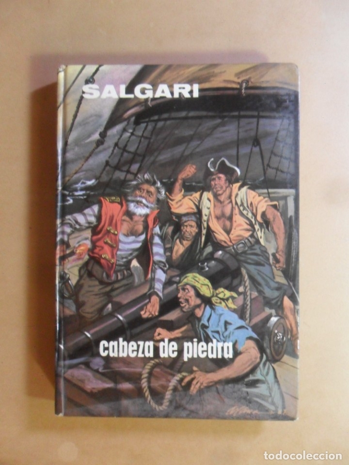 Libros de segunda mano: N&ordm; 17 - SALGARI - CABEZA DE PIEDRA - ED. GAHE - 1975 - Foto 1