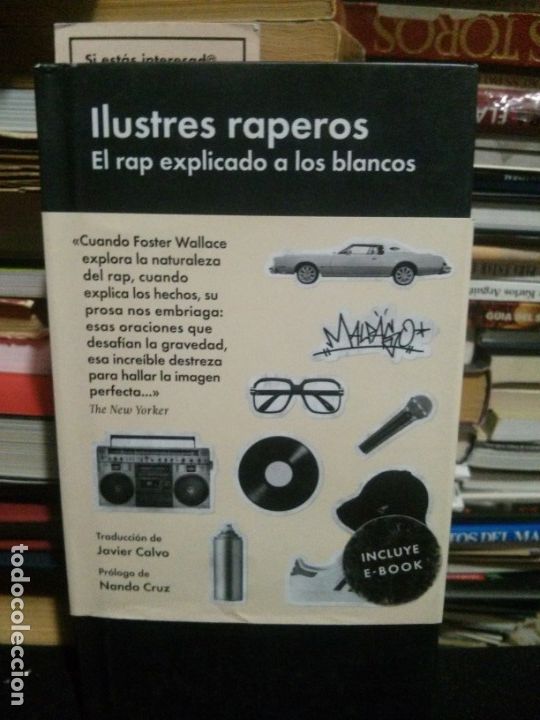 Libros de segunda mano: Ilustres raperos, David foster Wallace Mark Costello, Ed. Malpaso - Foto 1