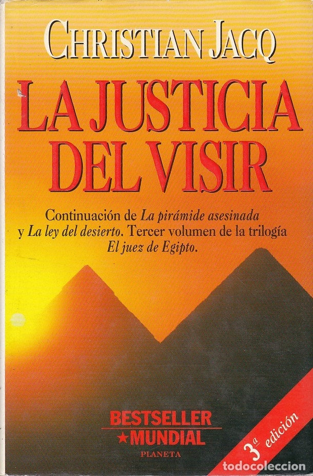 Libros de segunda mano: 0030698 LA JUSTICIA DEL VISIR / Christian Jacq - Foto 1