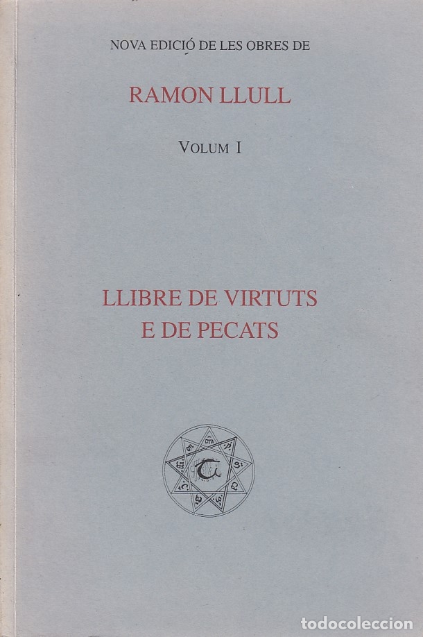 Libros de segunda mano: 0031071 LLIBRE DE VIRTUTS E DE PECATS / Ramon Llull - Foto 1