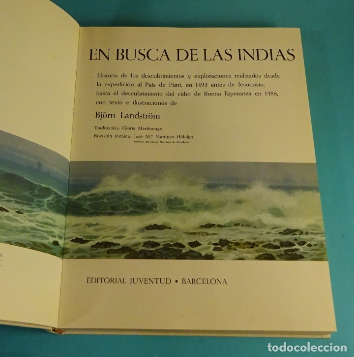Libros de segunda mano: EN BUSCA DE LAS INDIAS. BJ&Ouml;RN LANDSTR&Ouml;M - Foto 2