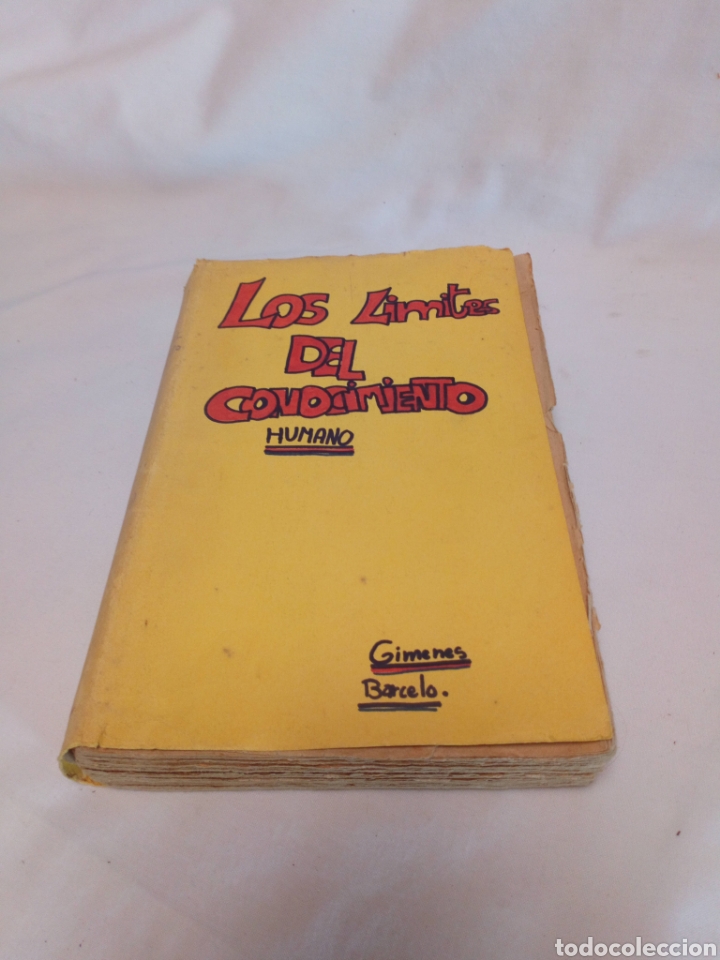 Libros de segunda mano: Los l&iacute;mites del conocimiento humano primera edici&oacute;n 1934 - Foto 2