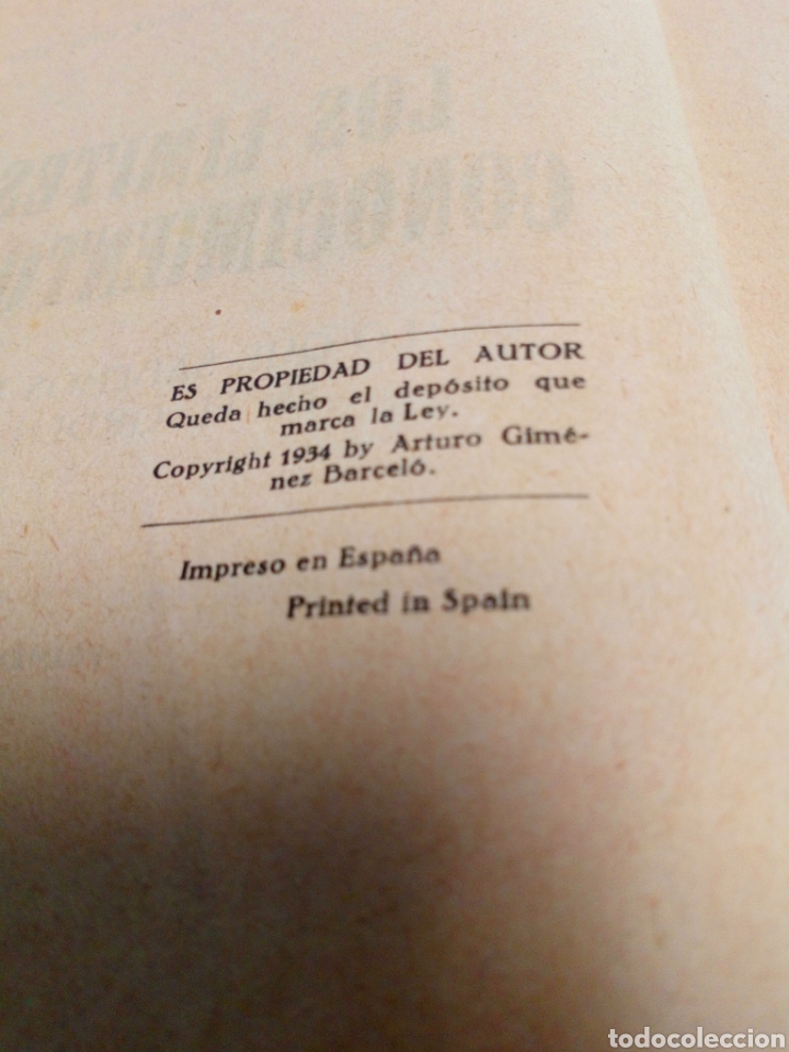 Libros de segunda mano: Los l&iacute;mites del conocimiento humano primera edici&oacute;n 1934 - Foto 4