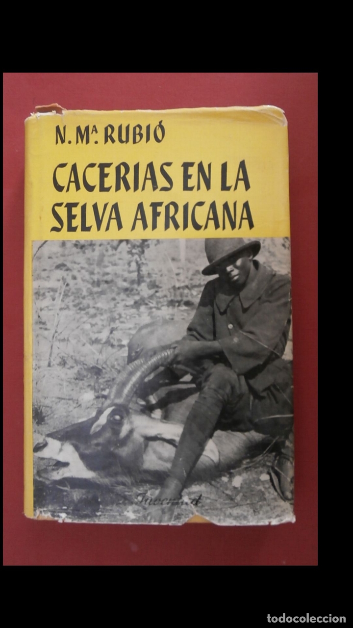 Libros de segunda mano: Cacer&igrave;as en la selva africana. Nicol&aacute;s. M&ordf; Rubi&oacute; - Foto 1