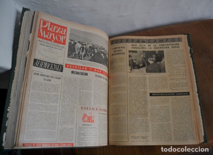 Libros de segunda mano: PLAZA MAYOR PERIÓDICO ILUSTRADO PARA EL CAMPO * ENCUADERNADO - AÑOS 1965 - 1966 - Foto 9 - 176624524