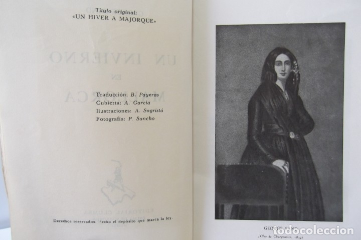 Libros de segunda mano: # GEORGE SAND # UN INVIERNO EN MALLORCA # MCMLI- 1951 # - Foto 5