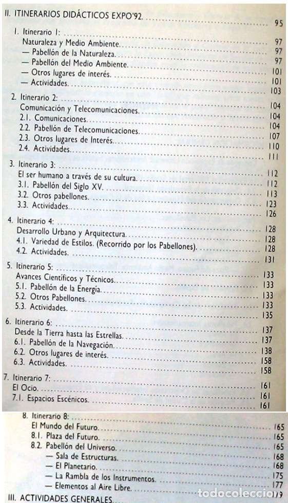 Libros de segunda mano: MATERIALES DID&Aacute;CTICOS EXPO 92 - PROGRAMAS DE VISITAS - JUNTA DE ANDALUC&Iacute;A 1992 - VER &Iacute;NDICE - Foto 3