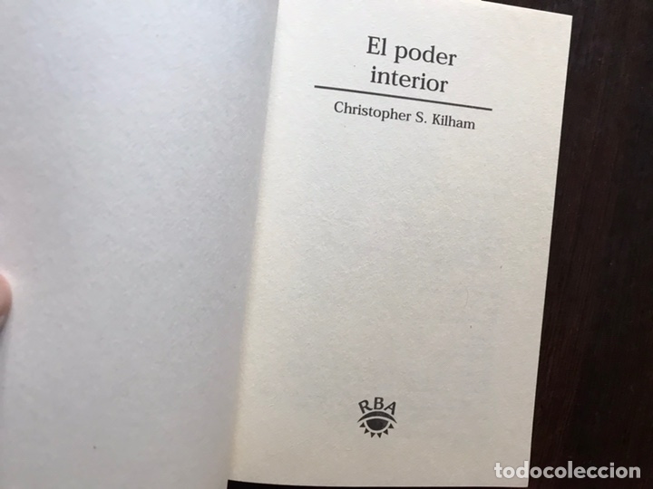 Libros de segunda mano: El poder interior. Christopher S. Kilham - Foto 3