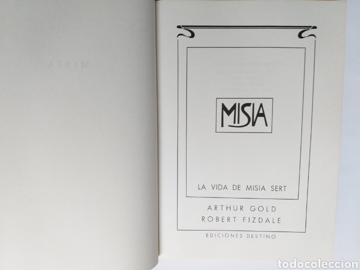 Libros de segunda mano: Misia . Arthur Gold . Arte primera mitad XX - Foto 8