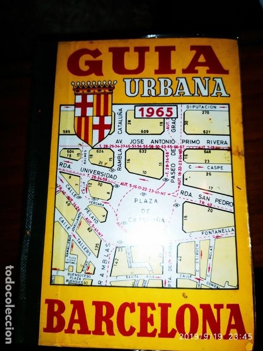 Libros de segunda mano: GU&Iacute;A URBANA BARCELONA 1965 - Foto 1