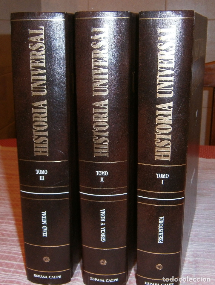 Libros de segunda mano: historia universal tres tomos Espasa calpe - Foto 1