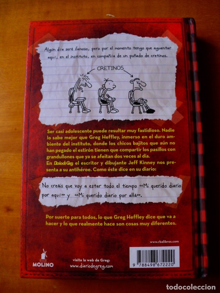 Libros de segunda mano: Diario de Greg - Un Pringao Total (Jeff Kinney) - Foto 2