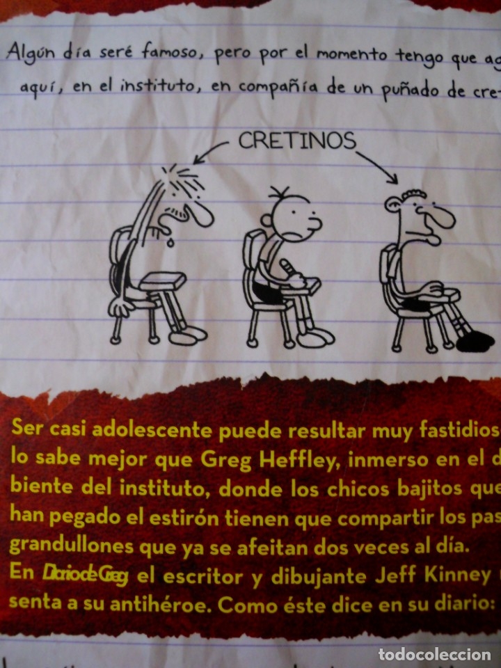 Libros de segunda mano: Diario de Greg - Un Pringao Total (Jeff Kinney) - Foto 3