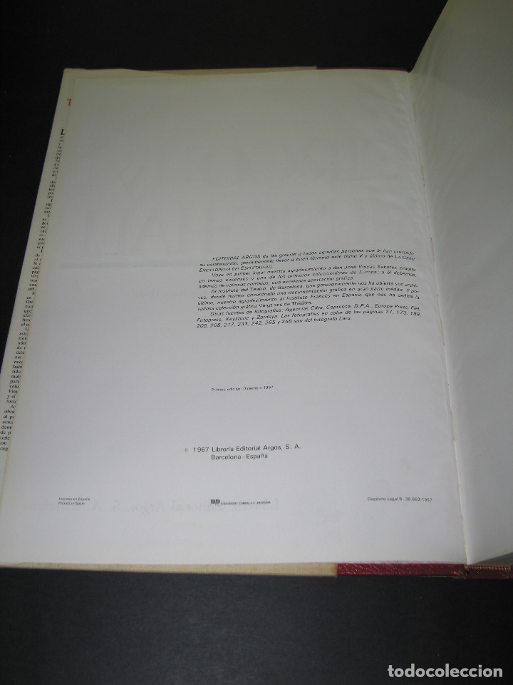 Libros de segunda mano: TEATRO, CIRCO Y MUSIC HALL - Ed. Argos - 1967 - Foto 5
