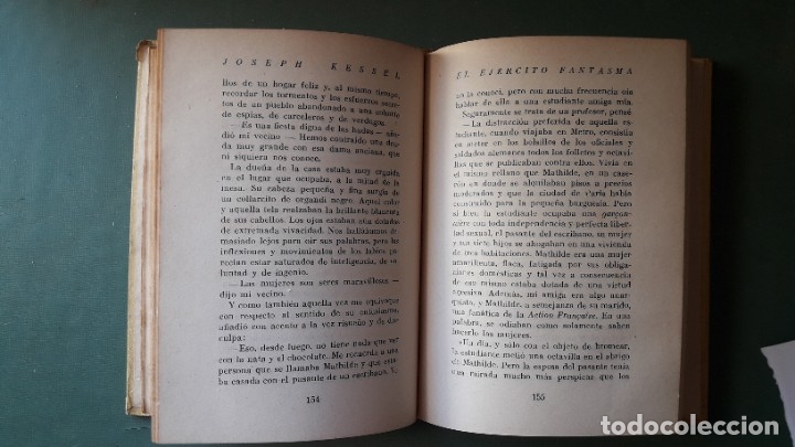 Libros de segunda mano: EL EJ&Eacute;RCITO FANTASMA. JOSEPH KESSEL (Mateu editor, 1940) - Foto 3