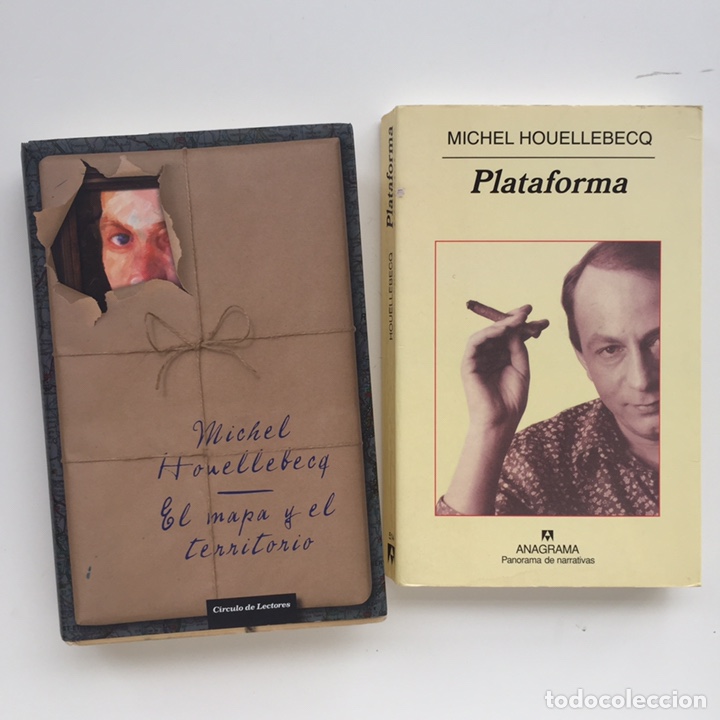 Libros de segunda mano: PLATAFORMA + Mapa y Territorio - Michel Houellebecq (Anagrama y C&iacute;rculo) - Foto 1
