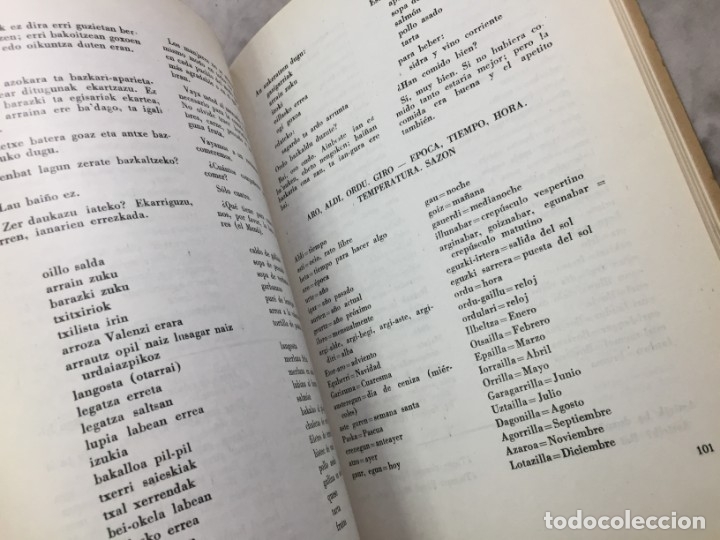 Libros de segunda mano: EL LENGUAJE VASCO. ORMAECHEA, Nicol&aacute;s y OYARZ&Aacute;BAL, Mart&iacute;n. 1963 - Foto 9