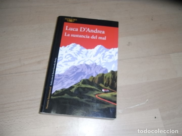 Libros de segunda mano: Luca DAndrea, La sustancia del mal, Alfaguara - Foto 1