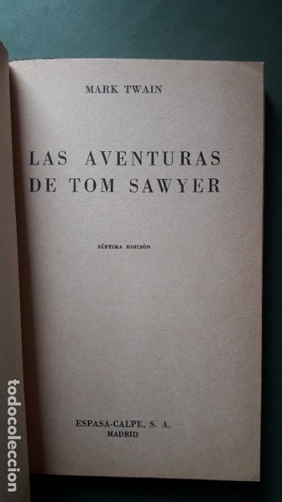 Libros de segunda mano: LAS AVENTURAS DE TOM SAWYER. MARK TWAIN. - Foto 3