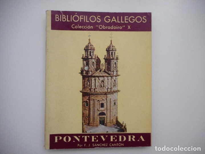 Libros de segunda mano: F. J. S&Aacute;NCHEZ CANTON     Pontevedra     Y96186 - Foto 1